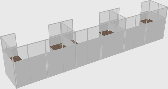 Cabine en u