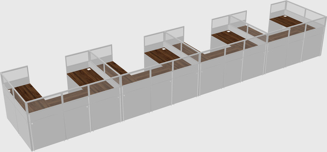Cabine en u