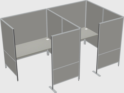 Flexible panel system with privacy