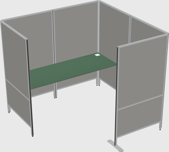 Flexible panel system with privacy