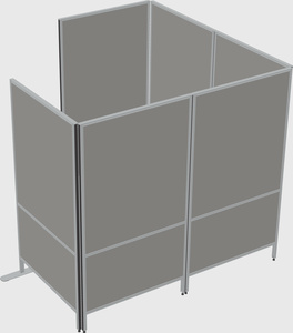 Flexible panel system with privacy