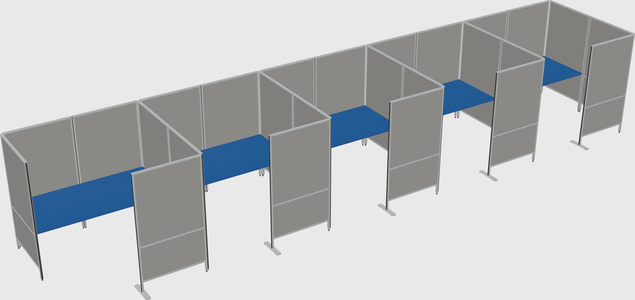 Flexible panel system with privacy