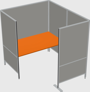 Flexible panel system with privacy