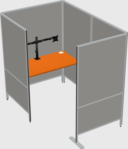 Small private panel system