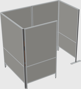 Small private panel system