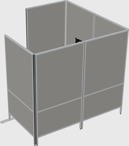 Flexible panel system with privacy