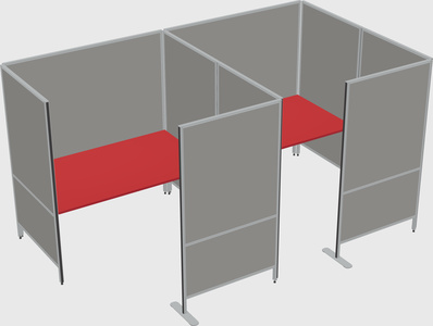 Flexible panel system with privacy