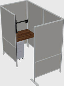 Small private panel system