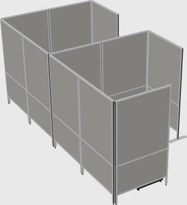 Flexible panel system with privacy