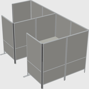 Flexible panel system with privacy