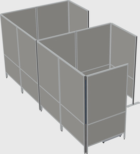 Flexible panel system with privacy