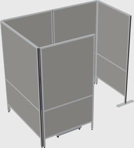 Small private panel system