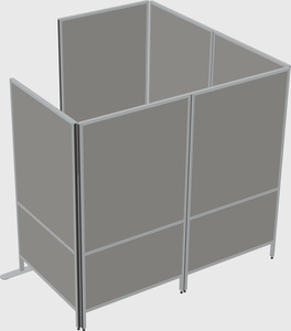 Flexible panel system with privacy