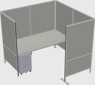 Flexible panel system with privacy