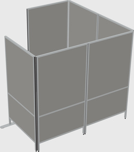 Flexible panel system with privacy