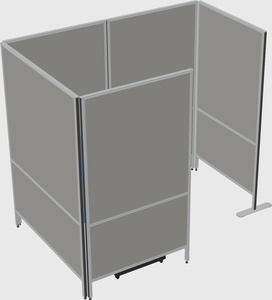 Small private panel system