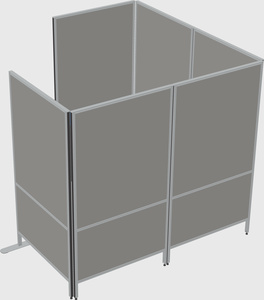 Flexible panel system with privacy