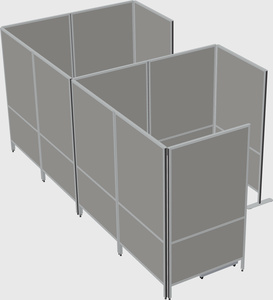 Flexible panel system with privacy
