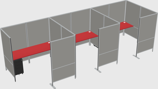 Flexible panel system with privacy