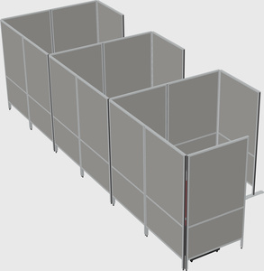 Flexible panel system with privacy