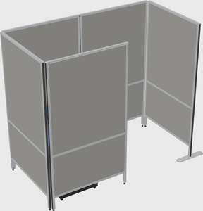 Small private panel system