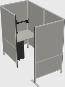 Small private panel system