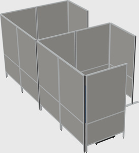 Flexible panel system with privacy