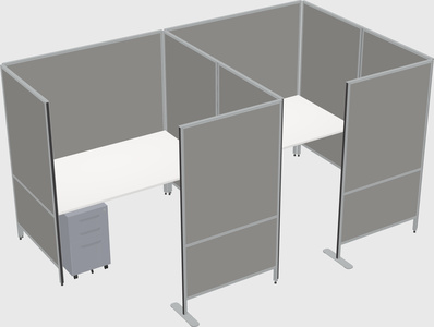 Flexible panel system with privacy