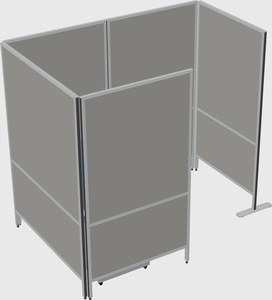 Small private panel system