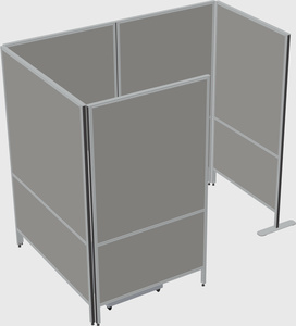 Small private panel system
