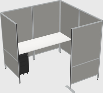 Flexible panel system with privacy