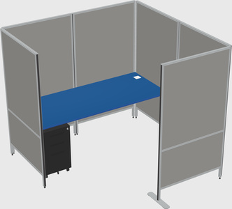 Flexible panel system with privacy