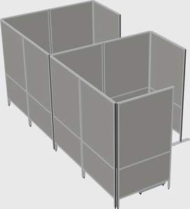 Flexible panel system with privacy