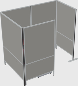 Small private panel system