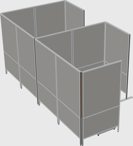 Flexible panel system with privacy