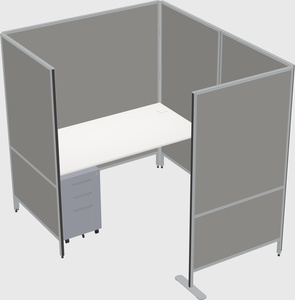 Flexible panel system with privacy