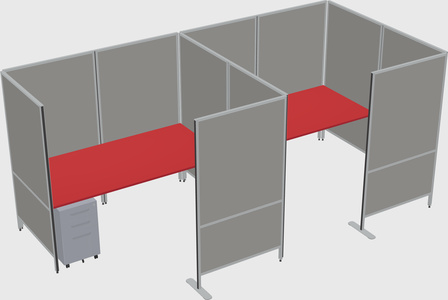 Flexible panel system with privacy