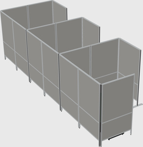 Flexible panel system with privacy