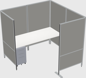 Flexible panel system with privacy