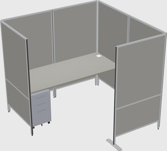 Flexible panel system with privacy