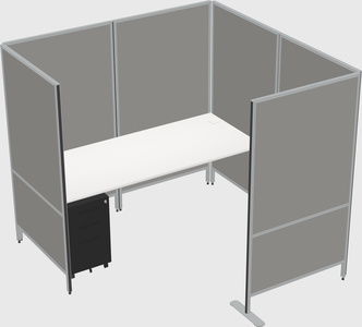 Flexible panel system with privacy