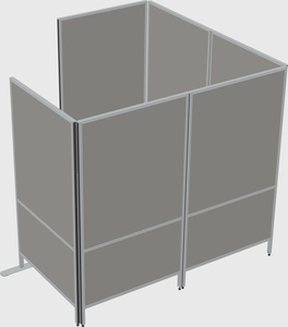 Flexible panel system with privacy