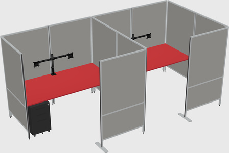 Flexible panel system with privacy