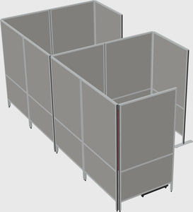 Flexible panel system with privacy