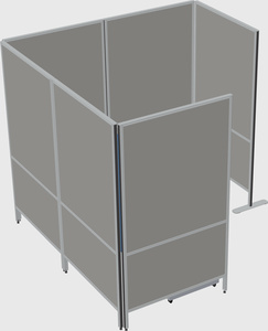Flexible panel system with privacy