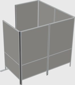 Flexible panel system with privacy