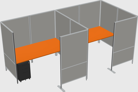 Flexible panel system with privacy