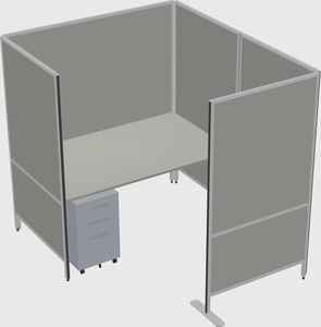 Flexible panel system with privacy