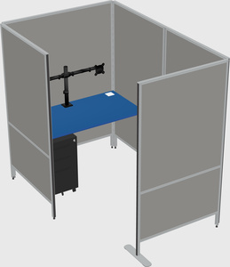 Small private panel system