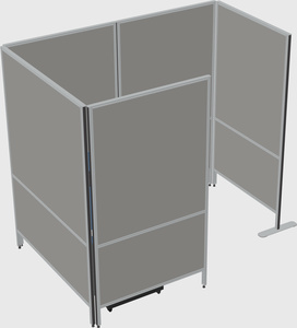 Small private panel system